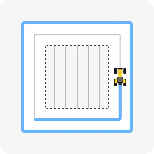 Mehrere Feldabschnitte